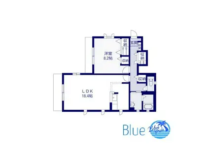 グランドアムールII(1LDK/1階)の間取り写真