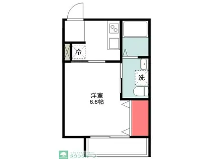 GRANADA(1K/3階)の間取り写真