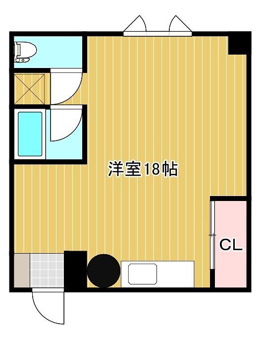 メゾンIMAI(ワンルーム/2階)の間取り写真