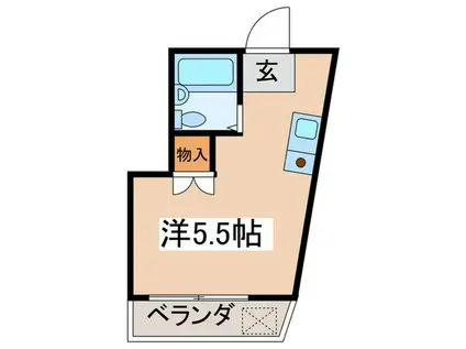 第3コミヤビリーフ(ワンルーム/3階)の間取り写真