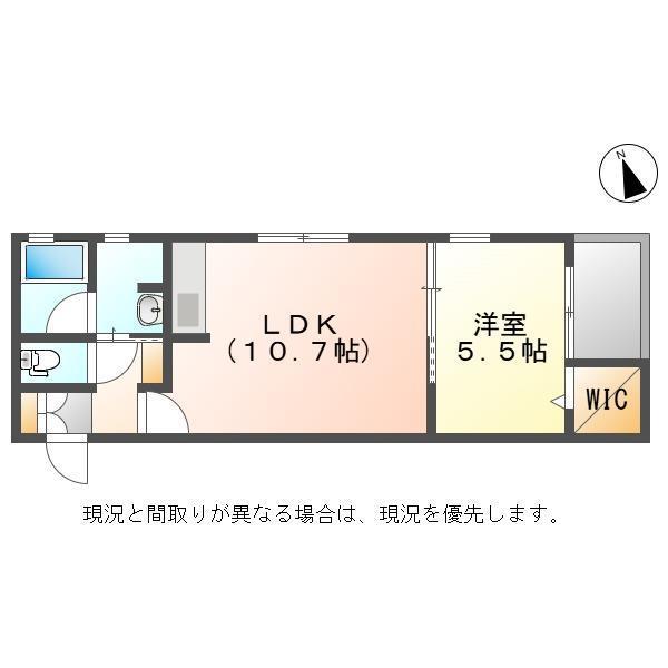 パルテナ(1LDK/2階)の間取り写真