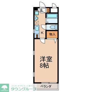 K.Y南八幡(1K/3階)の間取り写真
