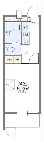 レオパレス藤久ハイツ(1K/1階)の間取り写真