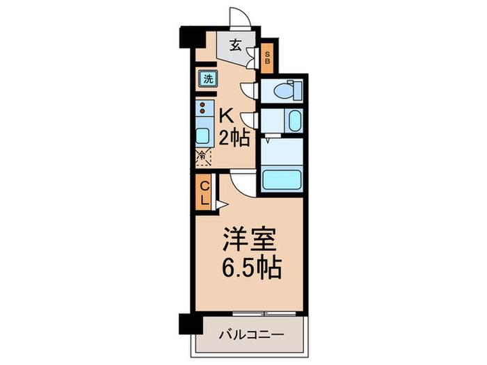 ARTIZA王子公園D.C(1K/7階)の間取り写真