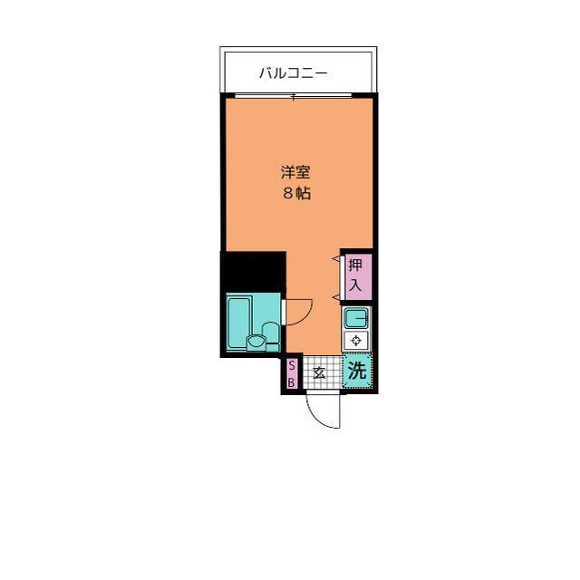 ベネッセ(ワンルーム/3階)の間取り写真