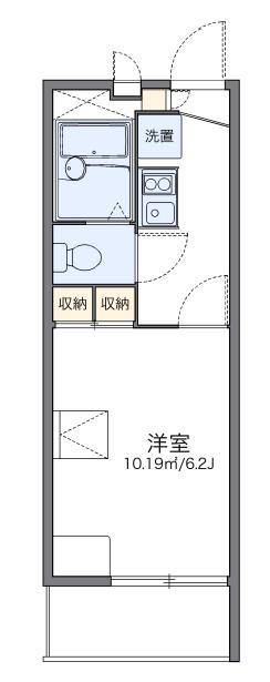 レオパレスSAKABEII(1K/3階)の間取り写真