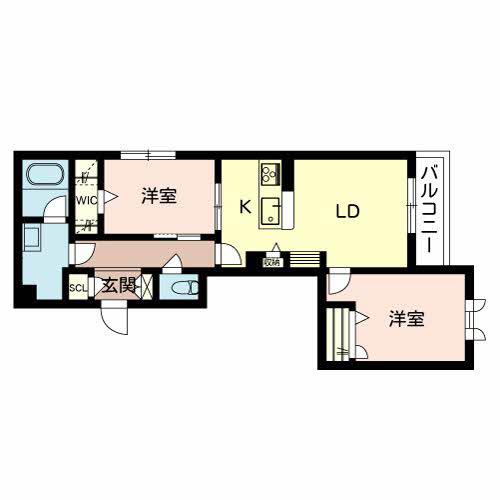NTMAISONII(2LDK/3階)の間取り写真