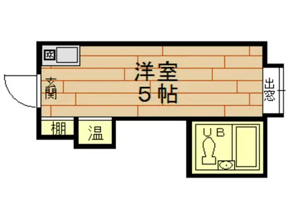 ラパンジール本田II(ワンルーム/8階)の間取り写真