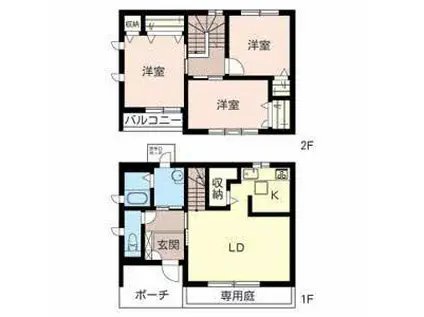 DAIKENN SQUARE(3LDK/1階)の間取り写真