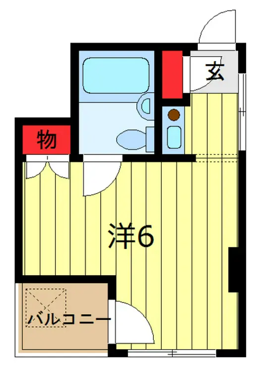 クラウンハイツ 4階階 間取り