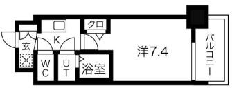 フォーリアライズ天王寺ヴァロ―ル(1K/9階)の間取り写真