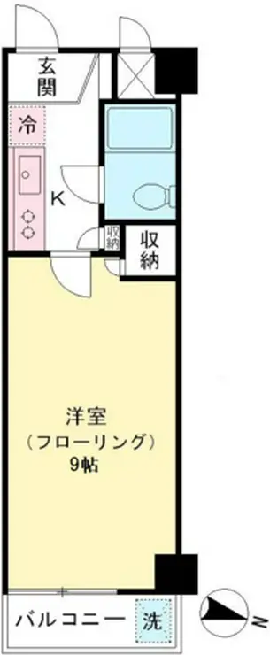 ダイアパレス調布 3階階 間取り