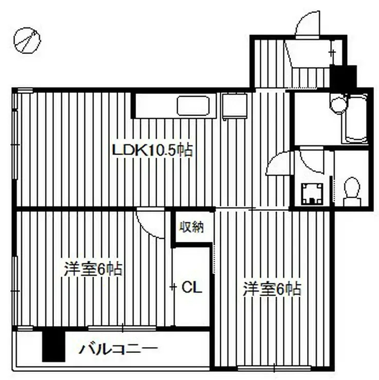 グランドハイツ氷川台 5階階 間取り