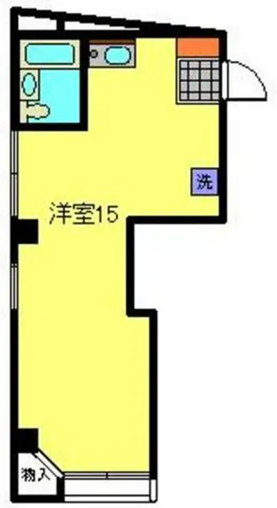 ダイヤモンドビル 4階階 間取り