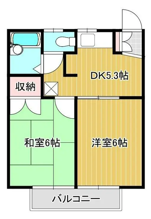 クリエイト木更津第二 2階階 間取り
