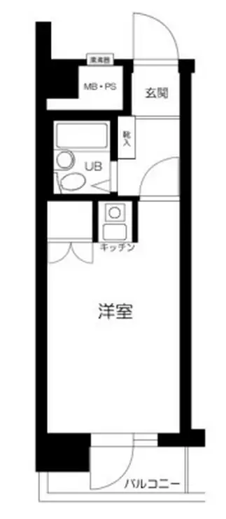 ヴェラハイツ鶴見 9階階 間取り