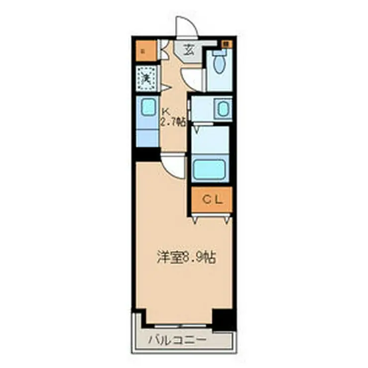 アレグレット千住宿 2階階 間取り