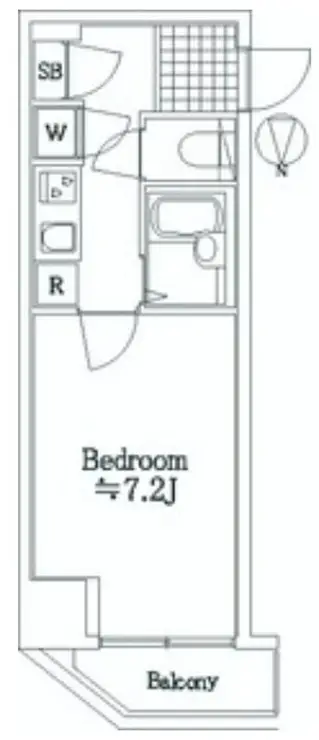 菱和パレス府中駅前 8階階 間取り