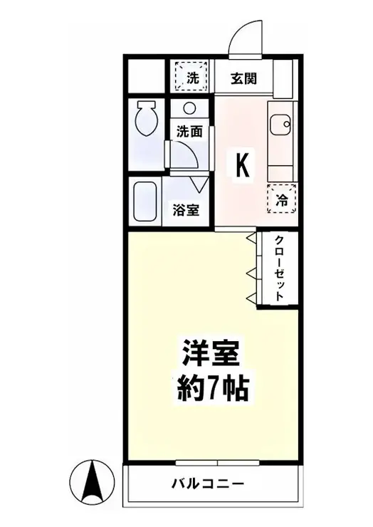 ヴァンヴェール 2階階 間取り