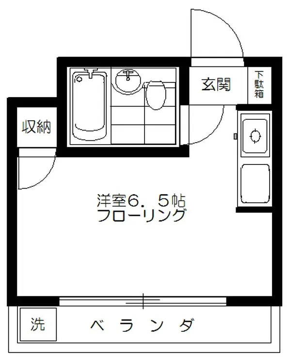 ミリオンコート新宿 4階階 間取り