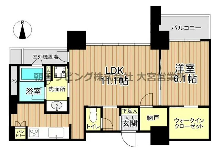 グランドミッドタワーズ大宮フォレストタワー 8階階 間取り