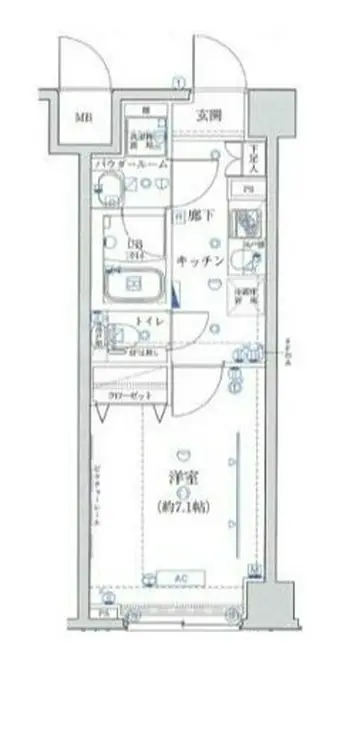 ステージグランデ生田駅前 5階階 間取り