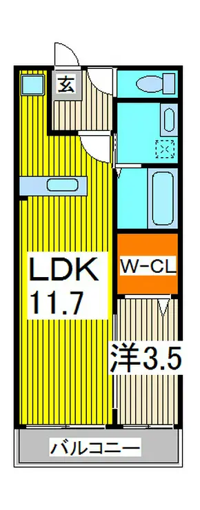 パストラル 3階階 間取り