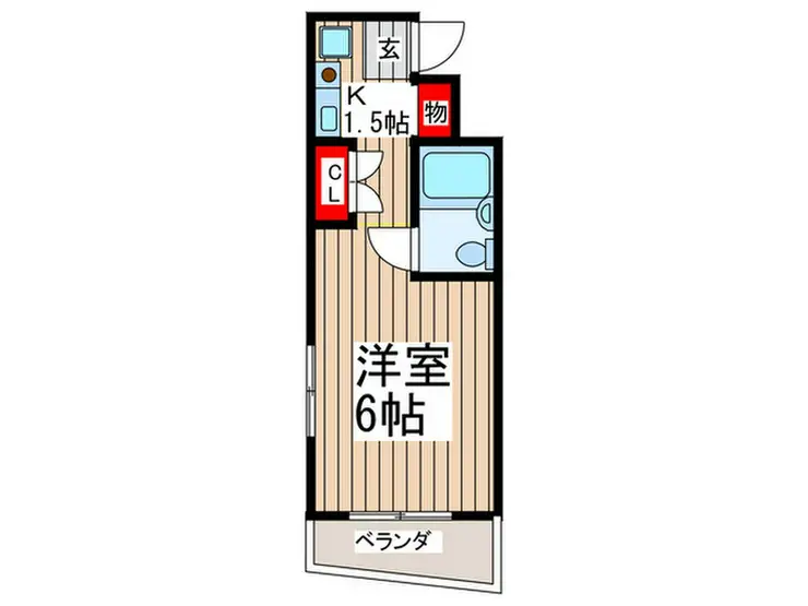 サンライズ鳥海 2階階 間取り