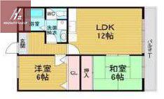 ボナールシャトー(2LDK/4階)の間取り写真