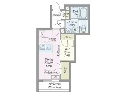 MY STYLE VINTAGE 下北沢鎌倉通(1DK/3階)の間取り写真