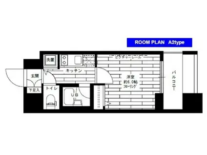 ステージグランデ大森町(1K/3階)の間取り写真