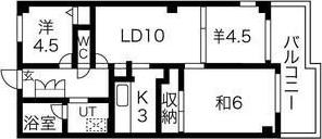 リブレ待兼山(3LDK/1階)の間取り写真