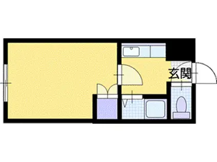 メゾンドコーラル(1K/3階)の間取り写真