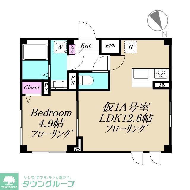 XEVO吉祥寺(1LDK/1階)の間取り写真