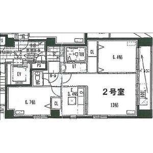 アーバンライフジョーII(2LDK/2階)の間取り写真