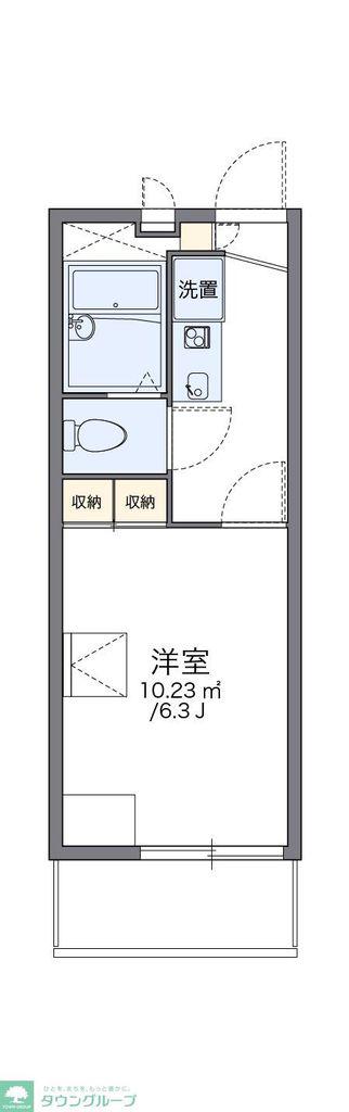 レオパレス光が丘(1K/3階)の間取り写真