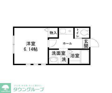 メゾンS・K(1K/1階)の間取り写真