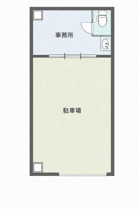 アヴェーレ早苗町(1K/1階)の間取り写真