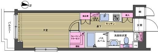 フェニックス目白(1K/2階)の間取り写真