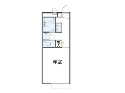 ファインステージ新桜(ワンルーム/2階)の間取り写真