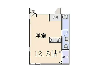 ORIENTCITY堺東(ワンルーム/4階)の間取り写真