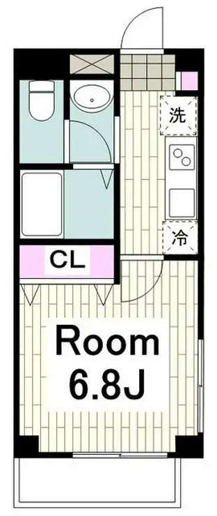 アンプルールフェール上永谷 1階階 間取り