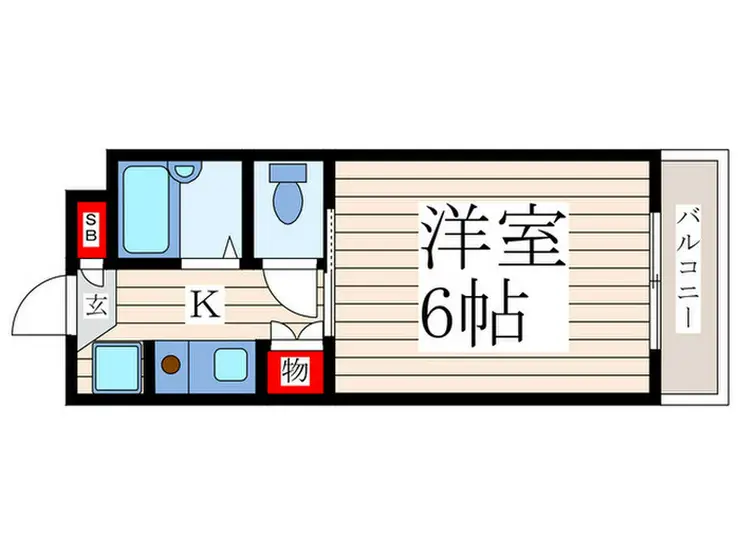 グランディール船堀 1階階 間取り