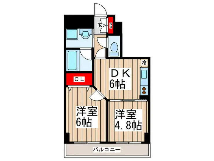 ハイツアルバ 4階階 間取り