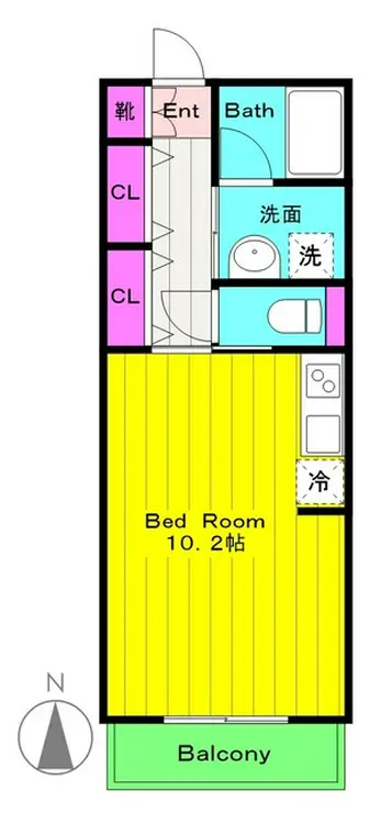 バードタウン9番館 2階階 間取り