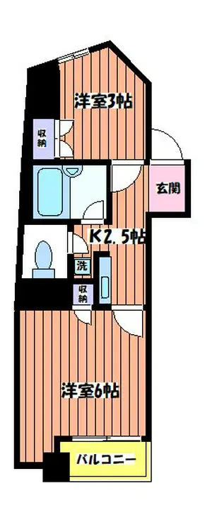 コンフォートいづみ 3階階 間取り