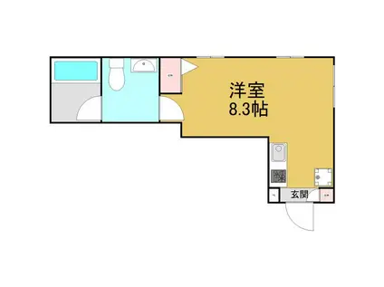 ET TOI 中村公園(ワンルーム/1階)の間取り写真