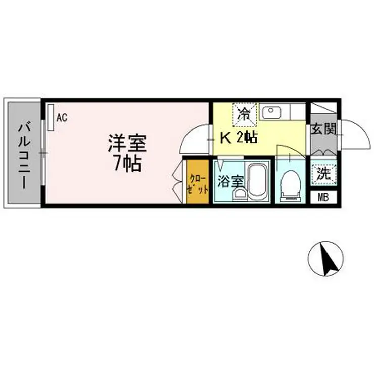 ヒルズ吉祥寺 2階階 間取り