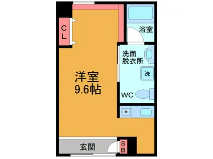 MOANA HALE(ワンルーム/2階)の間取り写真