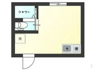 エスアールNIPPORI(ワンルーム/2階)の間取り写真